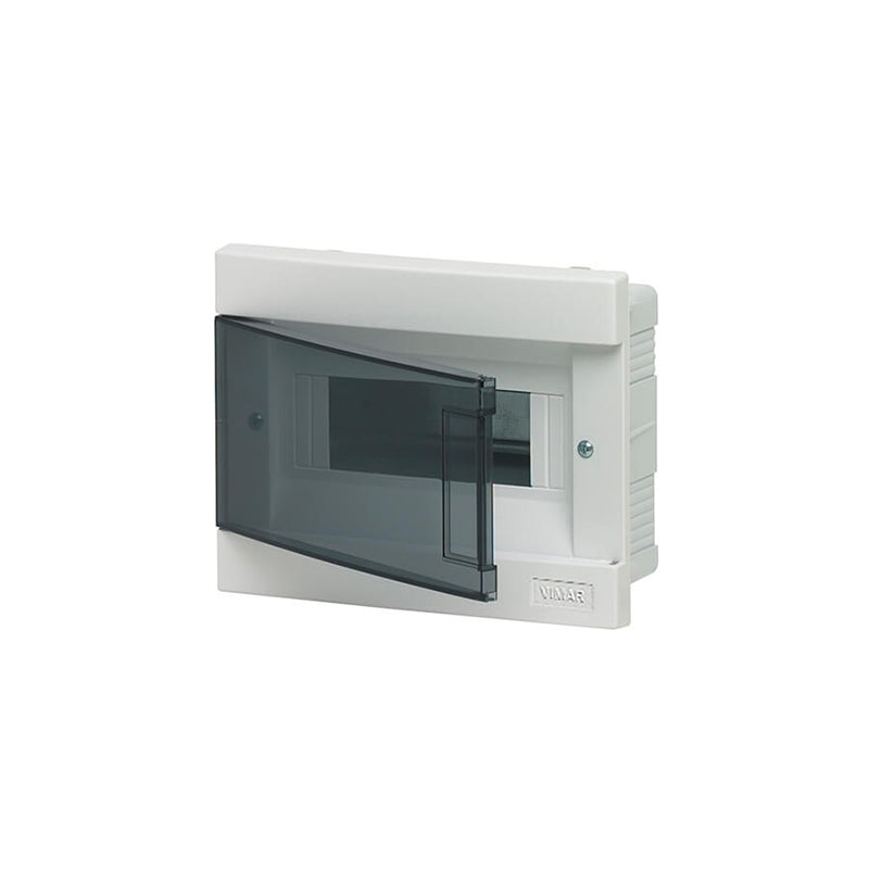 ENCLOSURE: IP40 SURF-MNT 8M HINGED DOOR, RAL 9003 (WHITE)