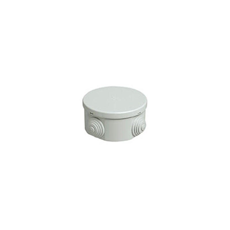 Surface mounting junction box with cable entries Snap-closed cover, IP44, Grey, 80mm x 40mm