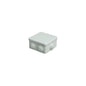 Surface mounting junction box with cable entries Snap-closed cover, IP44, Grey, 80 x 80 x 40 (mm)
