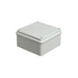 Mounting Box: IP56 Surface-Mount, RAL 7035, Grey, Square (100mm x 100mm)