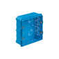 MOUNTING BOX: 8M FLUSH-MNT SQUARE, BLUE