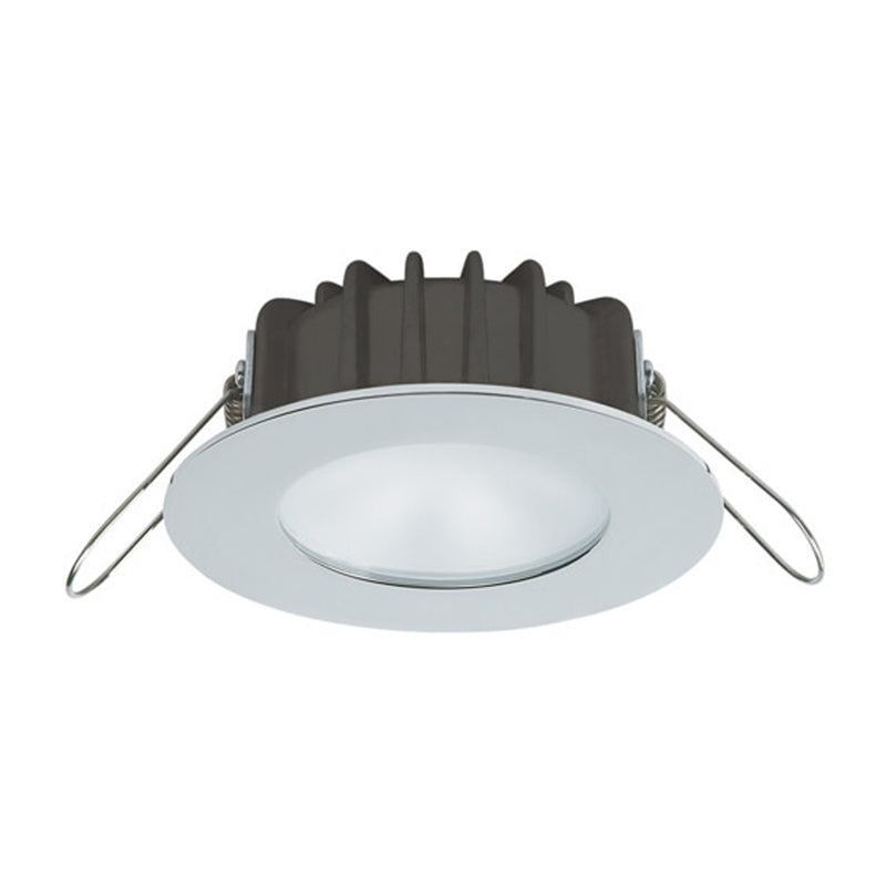 Ventura-HS PowerLED, 10-30VDC, Stainless Steel 2x3W highflux LED, Warm White Square Bezel