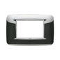 Plate: Metal Anthracite 3M, Round, Eikon