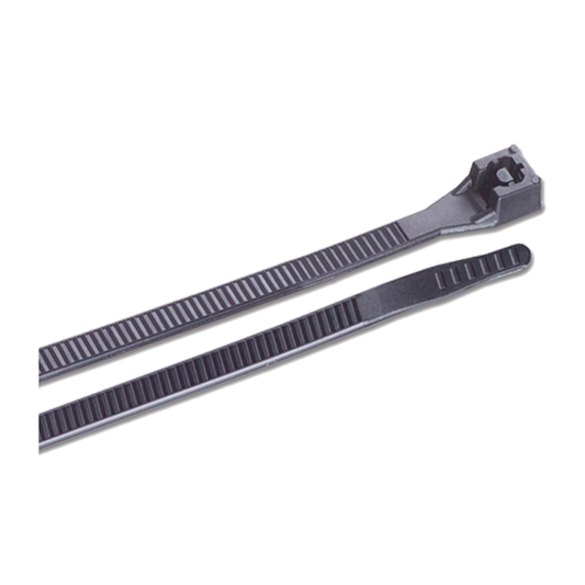 Cable Tie, 8", UV Black, 25 ea.