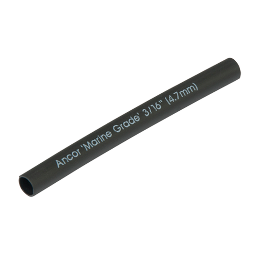 Heat Shrink Tubing, 3/16" x 3", Black