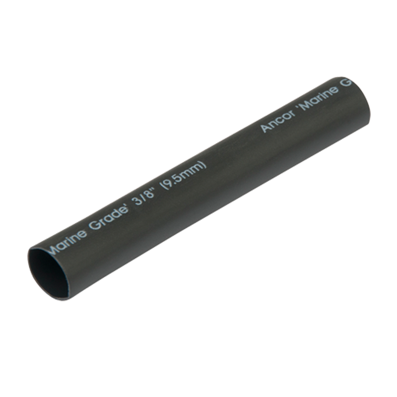 Heat Shrink Tubing, 3/8" x 6", Black