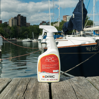 APC (ALL-PURPOSE CLEANER)- Multi-Surface Cleaner, Cleans Glass, Steel, Tile and Gelcoat
