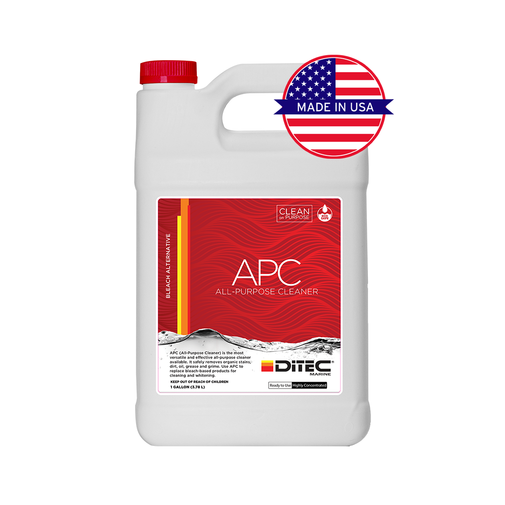 APC (ALL-PURPOSE CLEANER)- Multi-Surface Cleaner, Cleans Glass, Steel, Tile and Gelcoat
