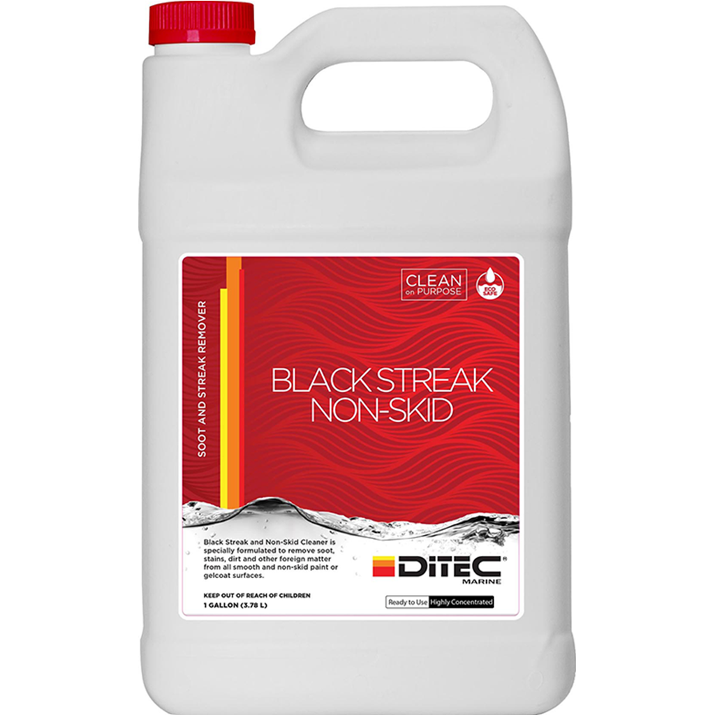 BLACK STREAK AND NON-SKID CLEANER - Removes Soot, Stains, Dirt and Other Contaminants