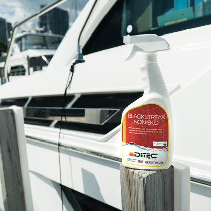 BLACK STREAK AND NON-SKID CLEANER - Removes Soot, Stains, Dirt and Other Contaminants