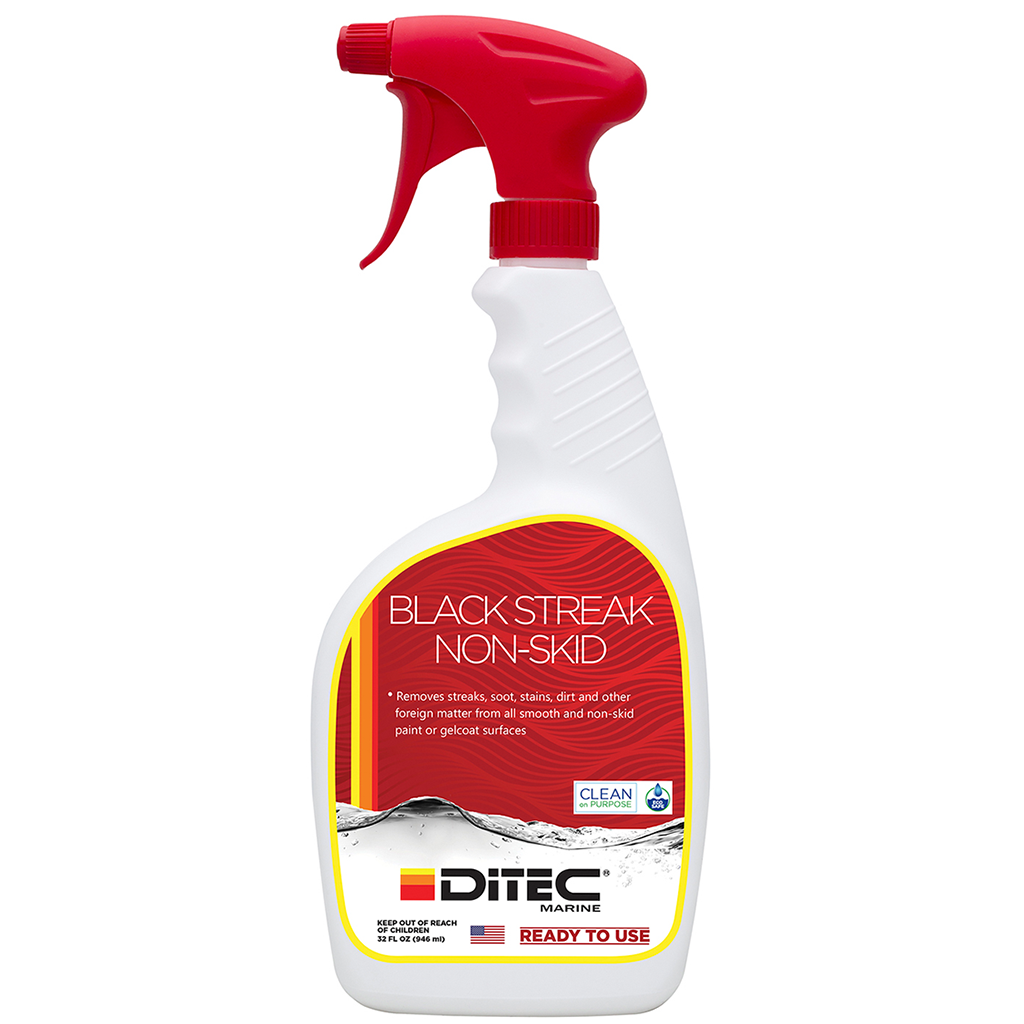 BLACK STREAK AND NON-SKID CLEANER - Removes Soot, Stains, Dirt and Other Contaminants