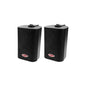 Box Speakers, 4" 3-Way, 200 Watt, Black