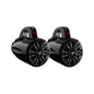 Tower Speakers, 4" 2-Way, 400W, Black