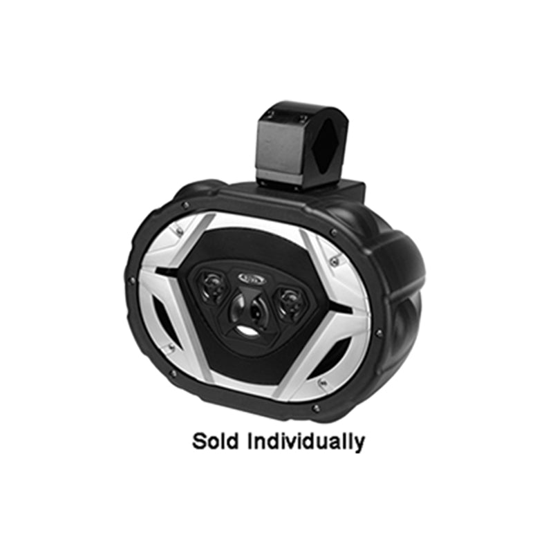 Tower Speaker, 6x9" 4-Way, 550W, Black