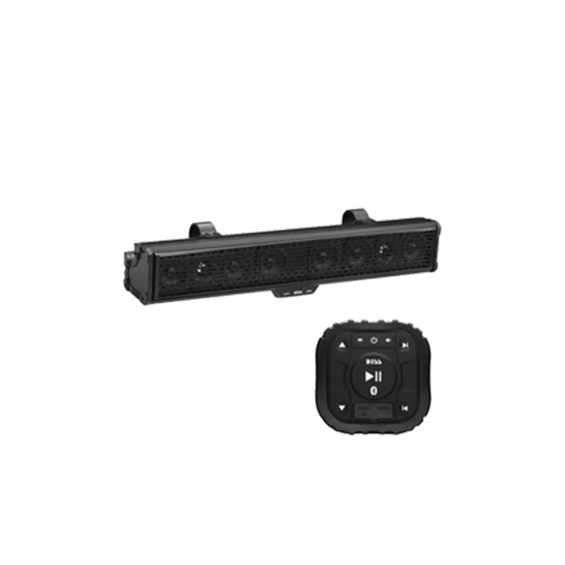 Soundbar, Tube Mount, w/Amp, Bluetooth