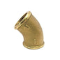 Brass 45° elbow "FF"