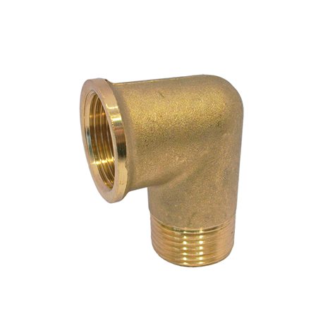 Brass 90° elbow "MF"