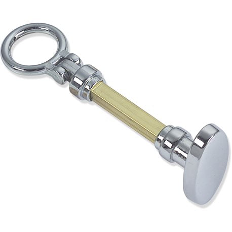 Brass door knobs and pair of handles
