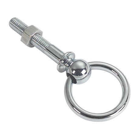 Brass mooring eyes