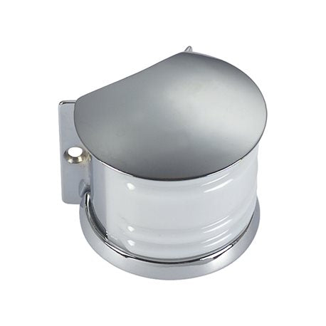 Brass navigation lights starboard and port