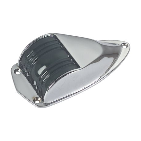 Brass navigation lights starboard and port