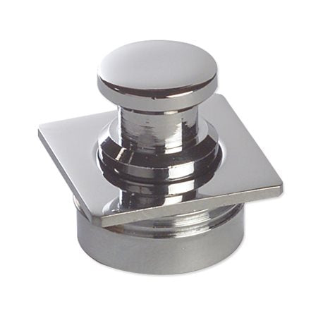 Brass push lock complete with withe latch