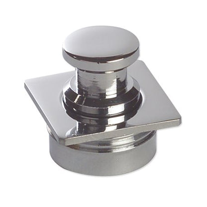 Brass push lock complete with withe latch