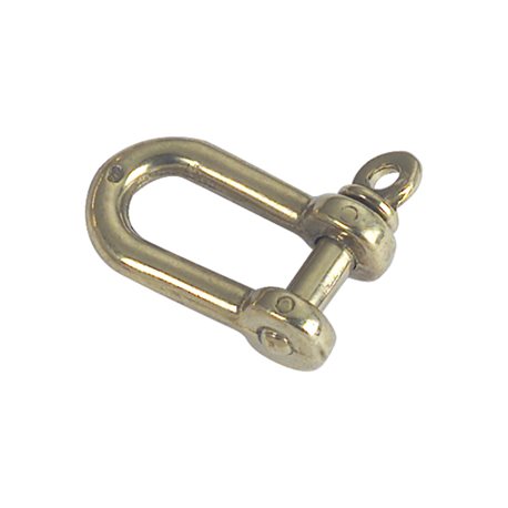 Brass shackles