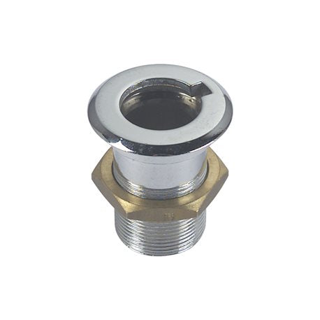 Brass sockets for ski-towing pole and for stanchions