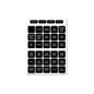 Label Kit, Square "DC" 120 Labels