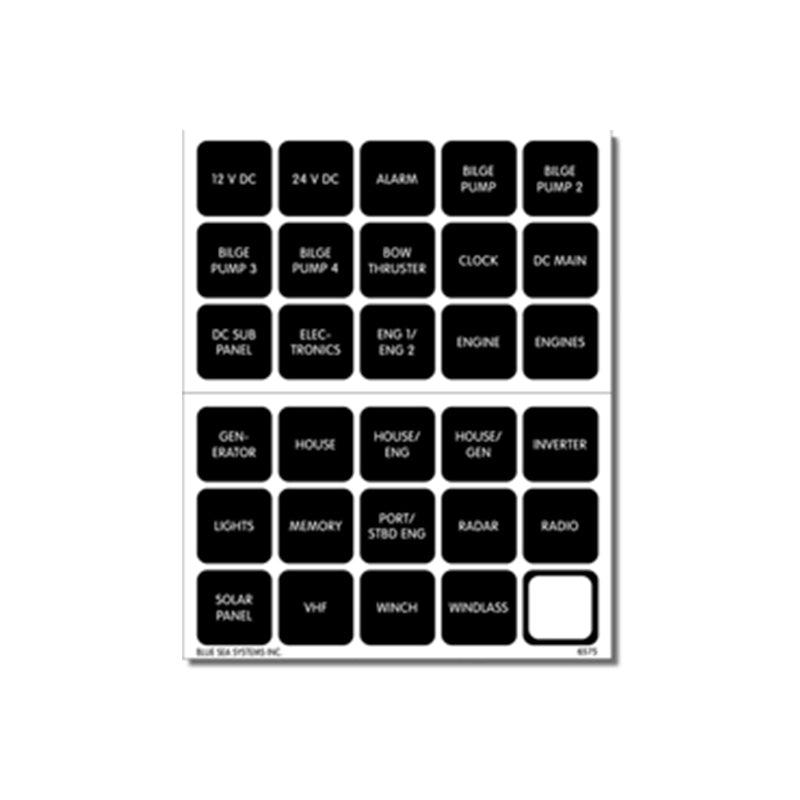 Label Kit, 30 Labels, Square, V2