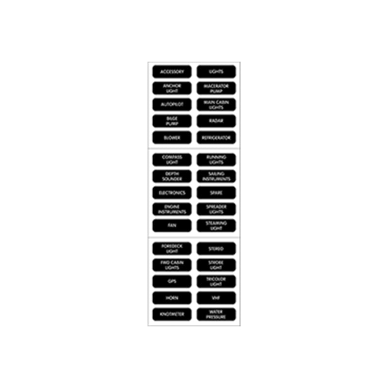 Label Kit, DC Panel, 30 Large Format