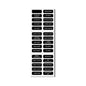 Label Kit, DC Panel, 120 Large format