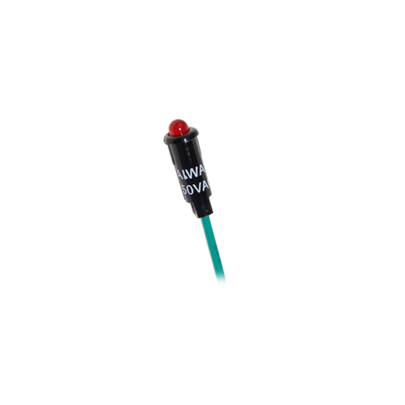 LED, Red, 11/64", 230VAC