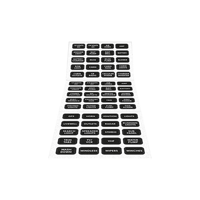 Label Kit, 60 Waterproof, for Contura