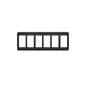 Contura Panel, 6 Position, Black
