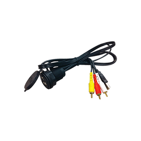 Marine Grade USB and AUX AV Input Jack