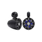 Tower Speakers, 6.5" 2-Way w/LED, Black