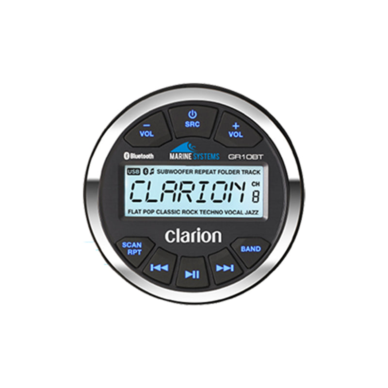 Stereo, 3" Round, AM/FM/USB/Bluetooth