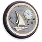 Clock with galleon