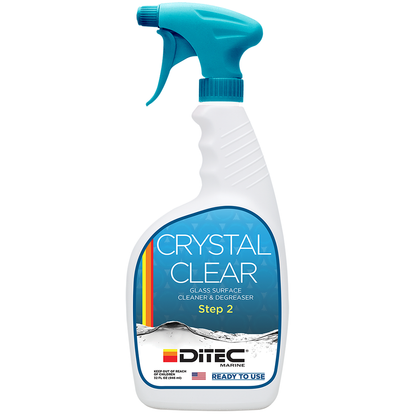 CRYSTAL CLEAR - Detergent-Free  Glass and Multi-Surface  Cleaner, 32 oz.