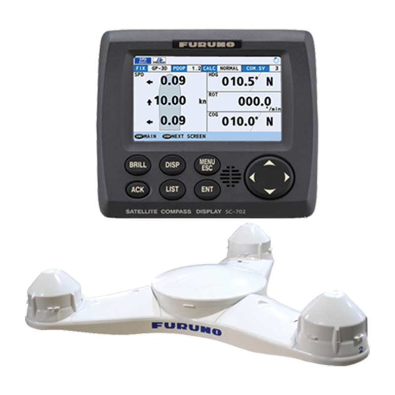 Sat. Compass, 4.3" LCD, 3 Antenna