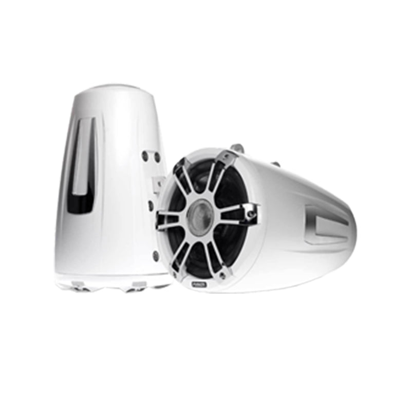 8.8'' Tower Speakers w/LEDs, White