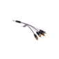 Shielded RCA Cable, 6ft, 4 Way