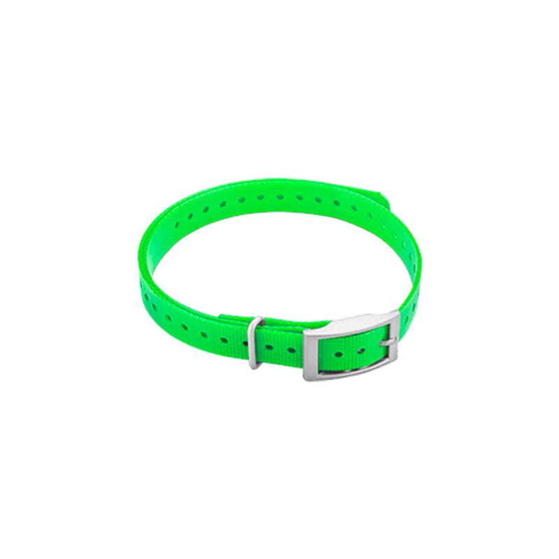 3/4" Dog Collar Strap, Green