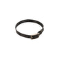 1" Dog Collar Strap, Black