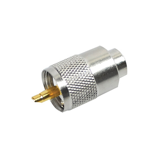 PL-259 Connector, Solder Type, Silvered