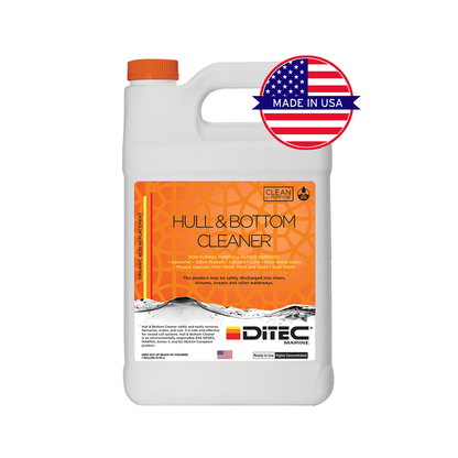 HULL & BOTTOM CLEANER - Organic Acid Replacement, Removes Rust, Scales, Barnacles and Stains, 1 Gallon