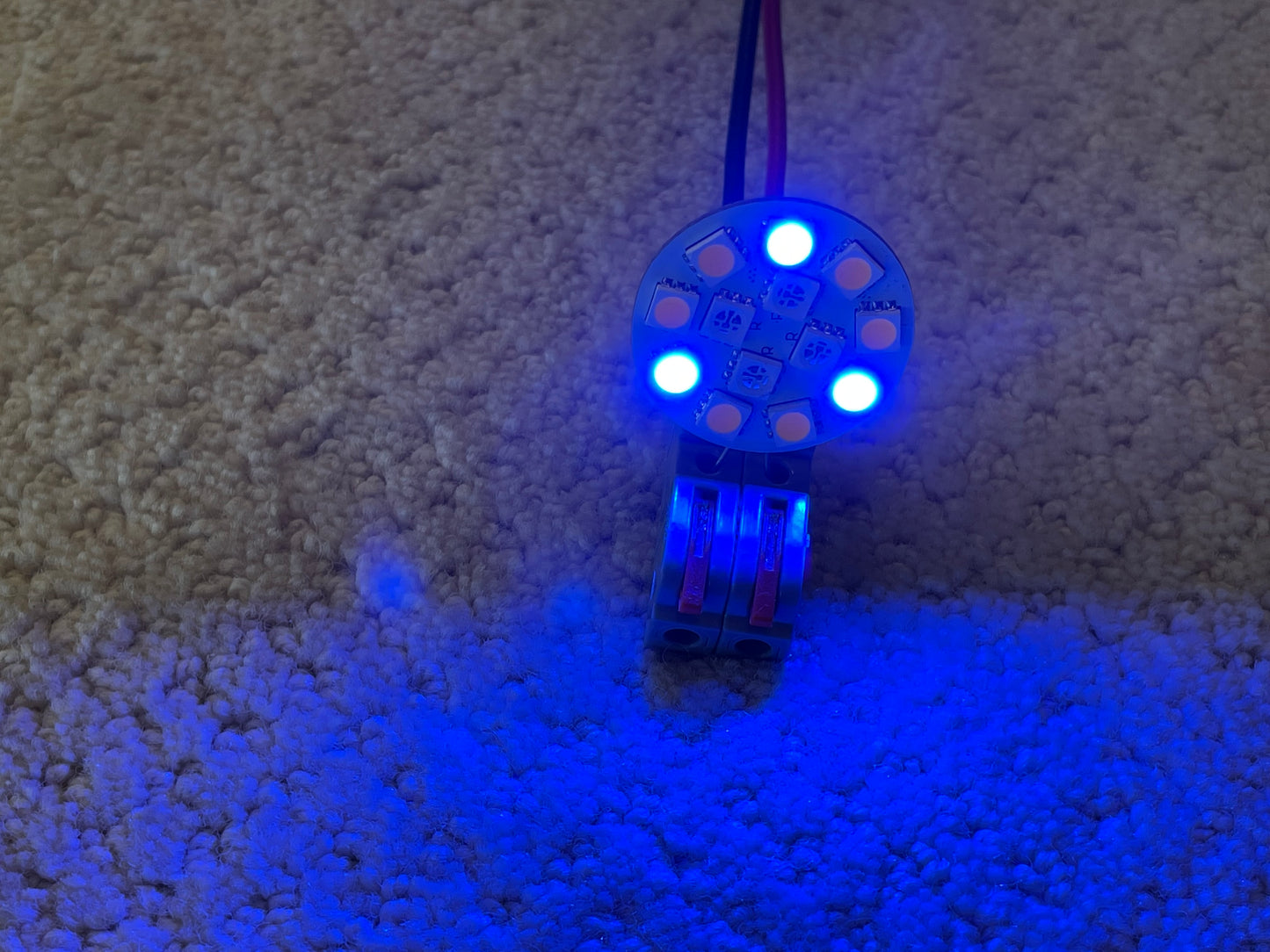 G4 LED 10-30V Tri-Color Red/Blue/Warm White