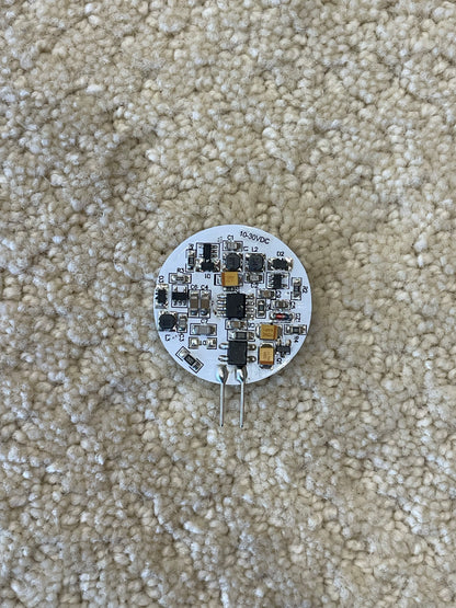 G4 LED 10-30V Tri-Color Red/Blue/Warm White